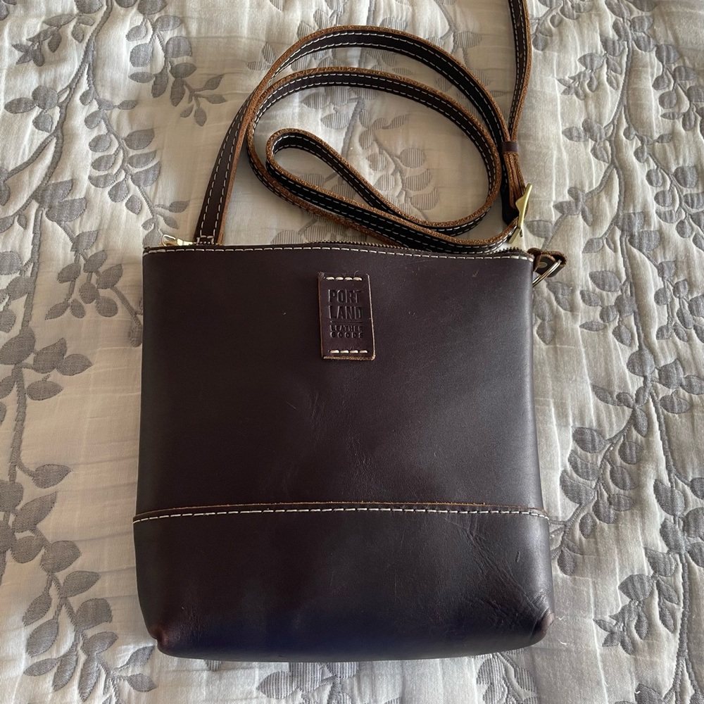 PORTLAND LEATHER FESTIVAL BAG PURSE HANDBAG EXCELLENT CONDITION BOHO BARELY USED - Picture 14 of 14